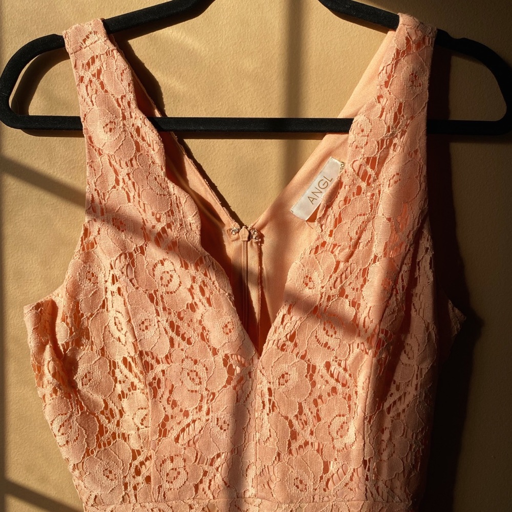 ANGL Lace Layered Sundress